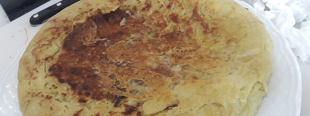 tortilla de patata vegana