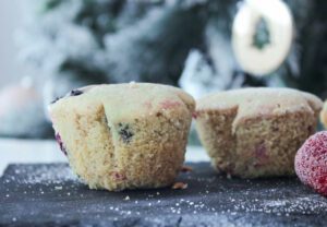 muffins de frutos rojos sin gluten